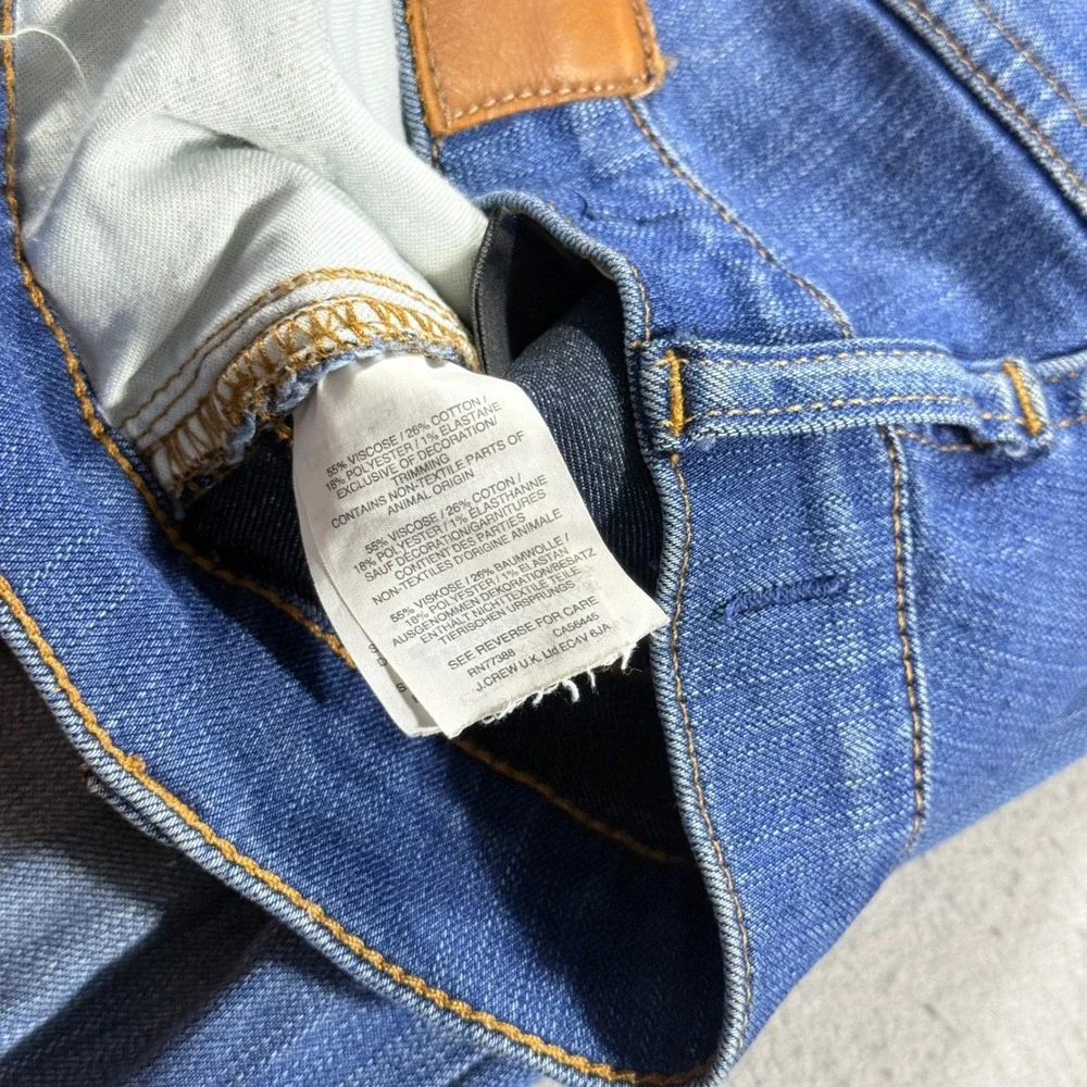 Madewell Roadtripper Skinny Jeans Womens 25 Medium Wash Stretch Denim Blue Pants